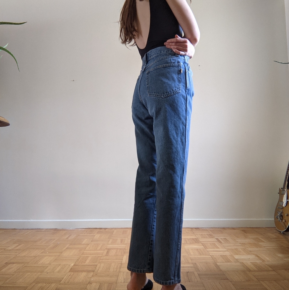 Red Head Highwaist Straight Leg Jeans